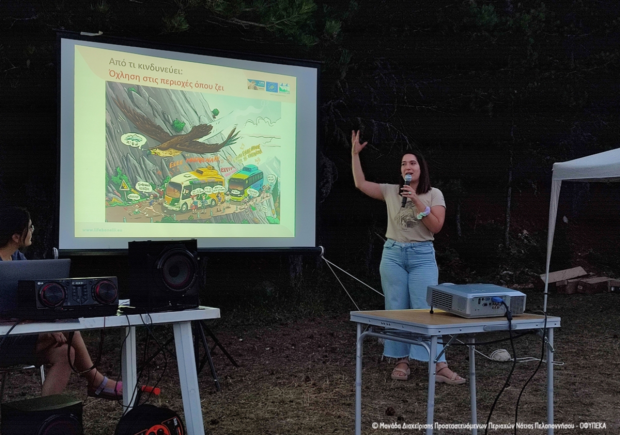 Counting stars in Mount Parnonas