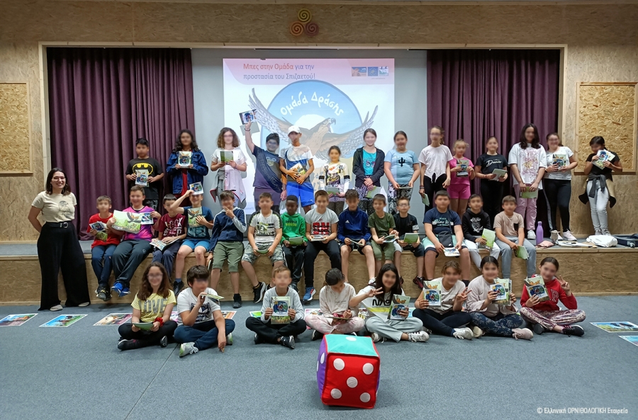 Bonelli&rsquo;s Eagle "landed" in the schools of East Attica